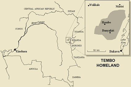 Map of Tembo-Equateur in Congo, Democratic Republic of