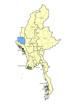 Map of Asang Khongsa in Myanmar (Burma)